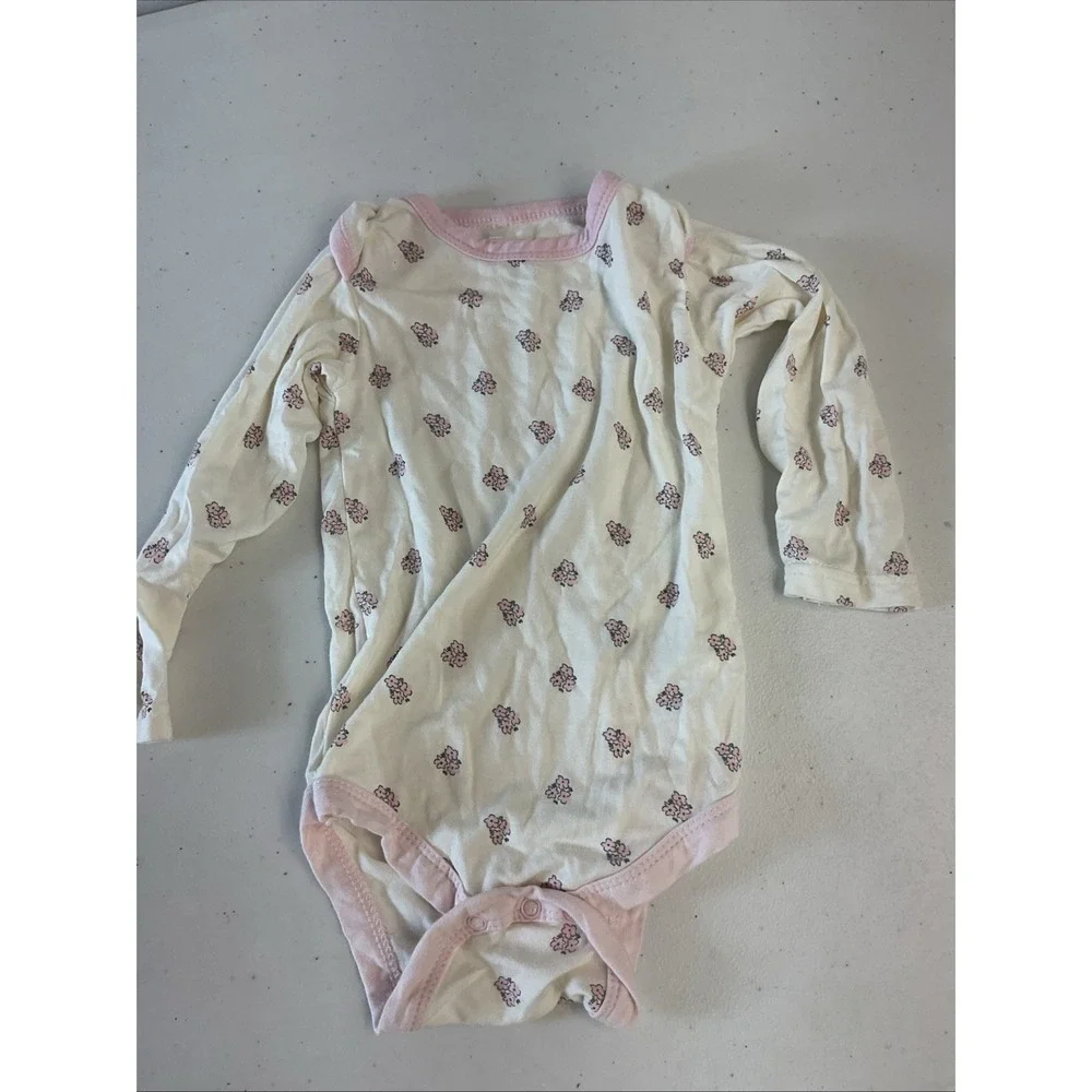 Lot‎ of 5 Pieces Milkberry 0-3, 6-9 ruffle zippy footed,  bamboo Girls